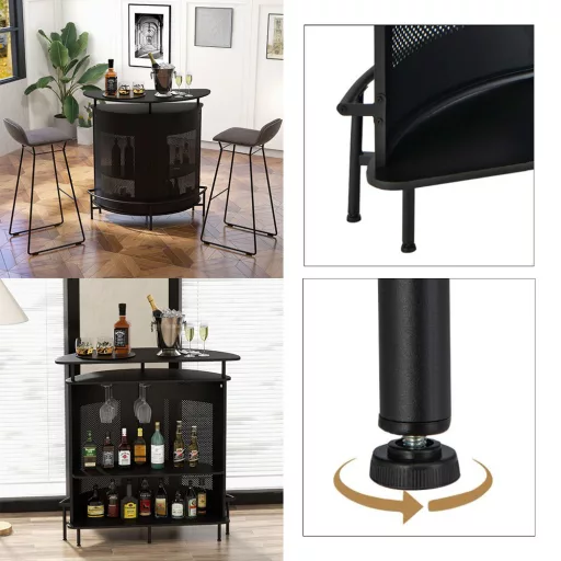 Bar rotund pentru acasă