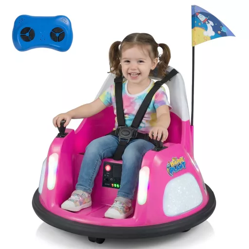 Bumper pentru copii 12V, roz