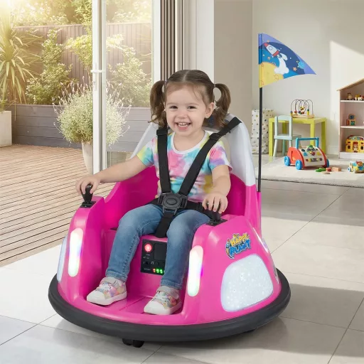 Bumper pentru copii 12V, roz