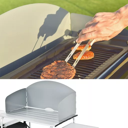 Bucătărie de camping pliabilă cu sistem de depozitare