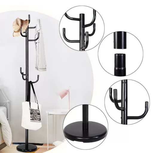 Suport de haine cu 8 cârlige