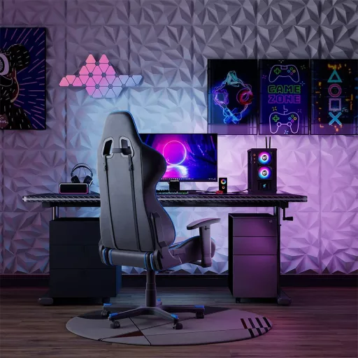 Set de 40 panouri 3D pentru perete cu modele în formă de diamant