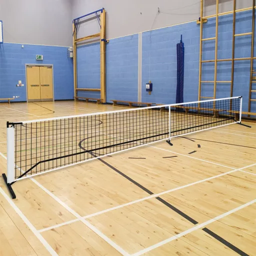 Rețea portabilă de pickleball cu geantă de transport