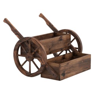 Cărucior suport pentru flori de grădină