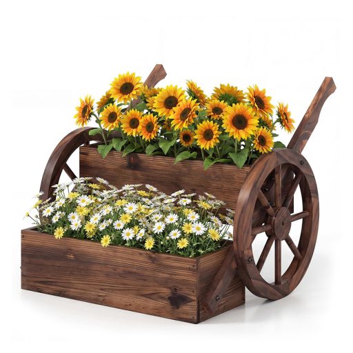 Cărucior suport pentru flori de grădină