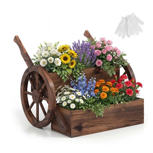 Cărucior suport pentru flori de grădină