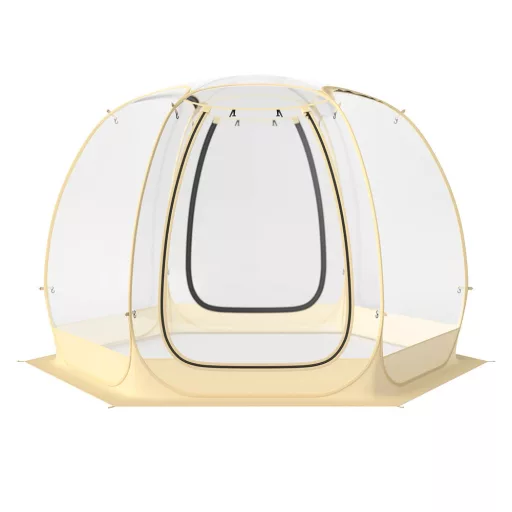 Cort de Tip Dom Transparent 3.35x3.35m