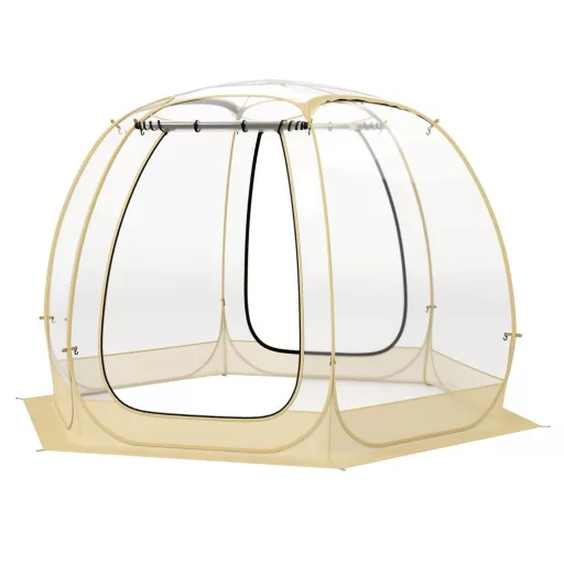 Cort de Tip Dom Transparent 3.35x3.35m