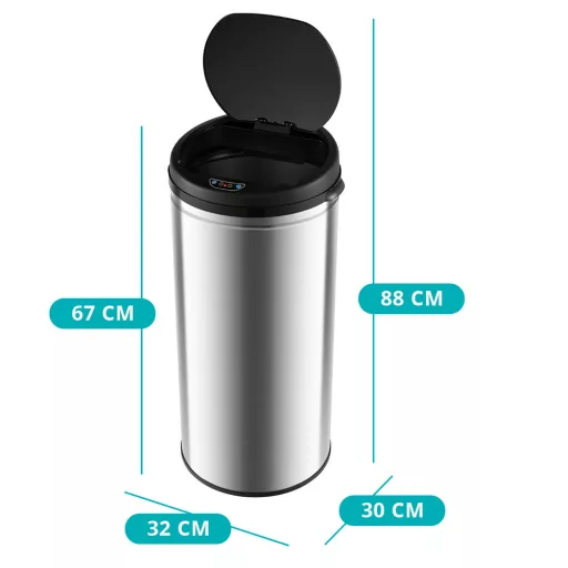 Coș de gunoi cu senzor 30L