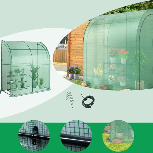 Seră 197 cm × 97 cm × 204 cm