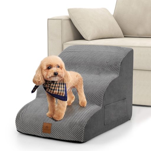 Scară antiderapantă pentru animale mici