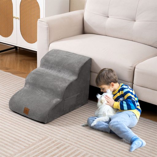 Scară antiderapantă pentru animale mici