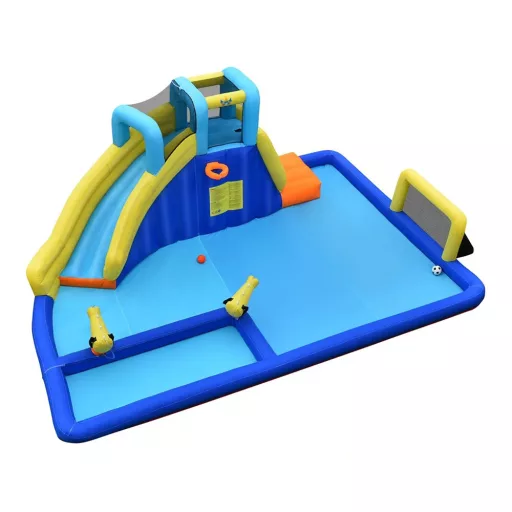 Parc de Distracție Inflatable cu Apă și Teren de Fotbal