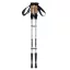 Baston de trekking ultra-ușor ajustabil 65-135 cm, Argintiu