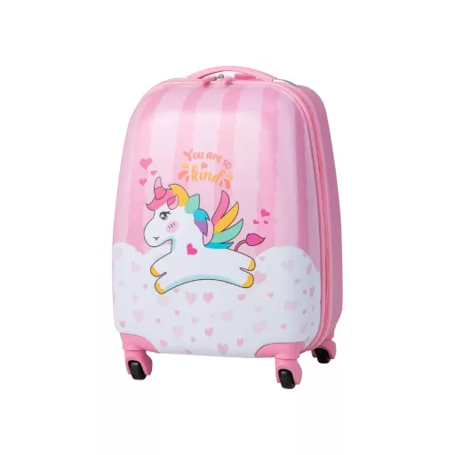 Set geantă și troler cu unicorn pentru copii