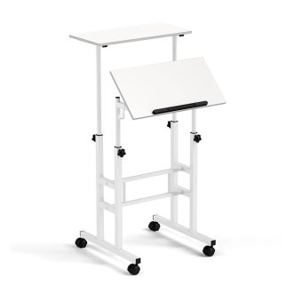 Birou Mobil Reglabil cu Roți