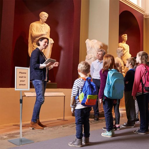 Stâlp de Informații 33x24cm, Argintiu