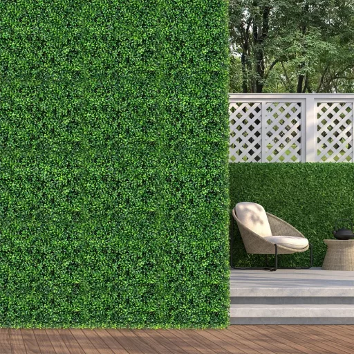 Panou decorativ din plante artificiale 12 buc. 50x50 cm