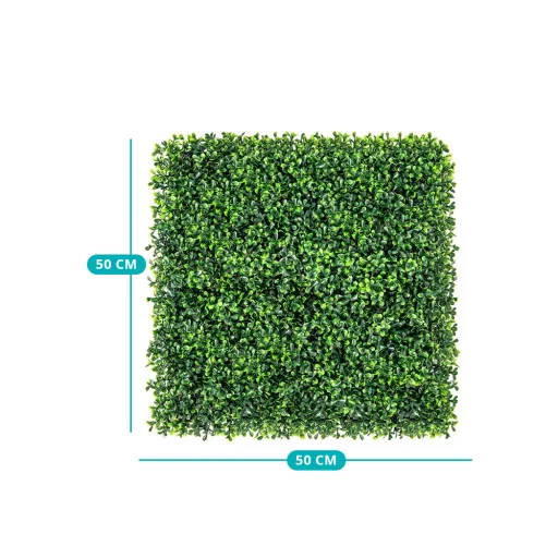 Panou decorativ din plante artificiale 12 buc. 50x50 cm