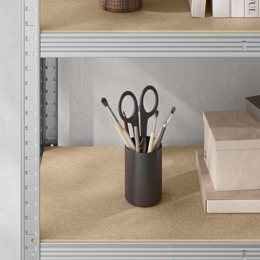 unitate de rafturi din oțel cu 5 niveluri, set de 2, argintie