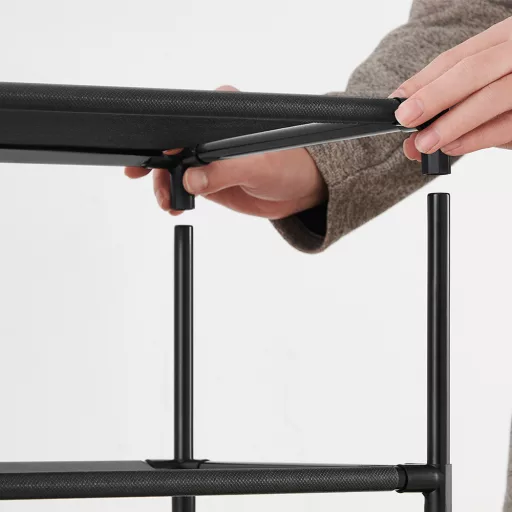 Raft de pantofi cu 10 etaje 33x33x173cm