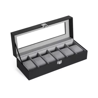Cutie pentru Ceasuri cu 6 Compartimente