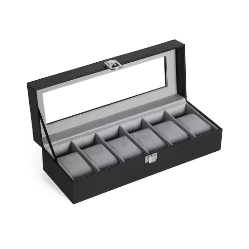 Cutie pentru Ceasuri cu 6 Compartimente
