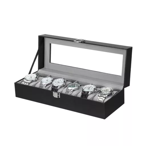 Cutie pentru Ceasuri cu 6 Compartimente