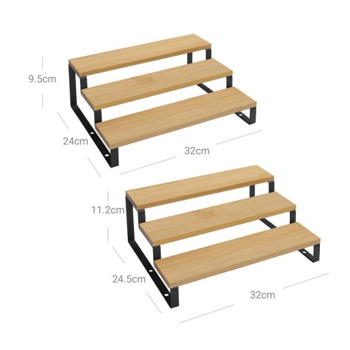 Raft de condimente ajustabil cu 3 niveluri