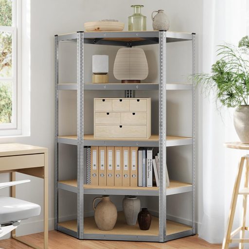 Raft de colț cu 5 etaje 70x70x180