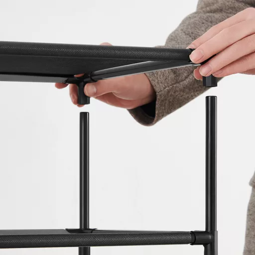 Raft de încălțăminte cu 10 niveluri, 45 x 28 x 173 cm