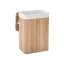 Coș de rufe din bambus 40x30x60cm