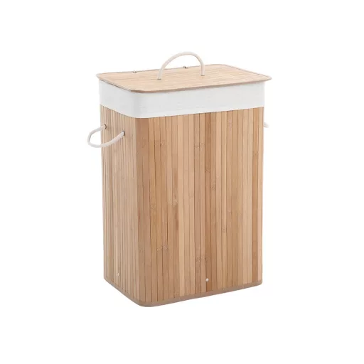 Coș de rufe din bambus 40x30x60cm