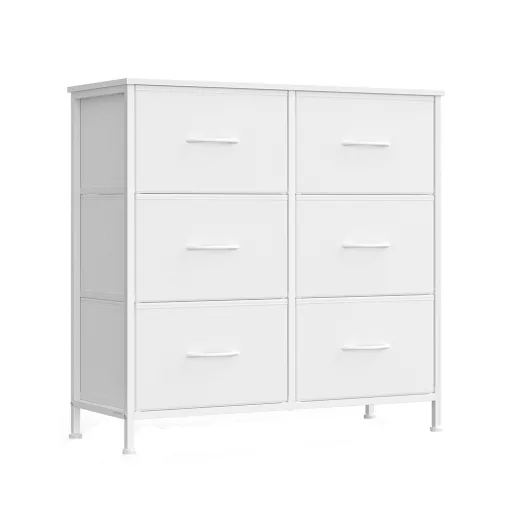 Comodă cu 6 sertare 76.7x30x74.7cm