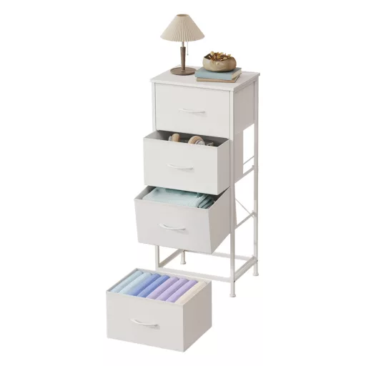 Comodă îngustă cu 4 sertare 39.6x30x96.2cm