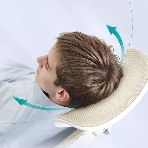 Scaun Ergonomic cu Spătar Reglabil, Bej