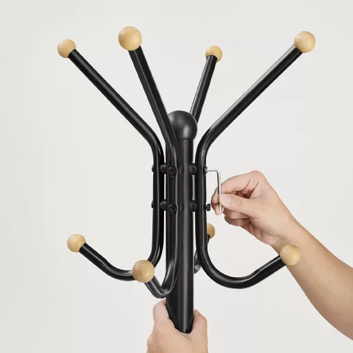 Suport de haine metalic 56.5x180cm