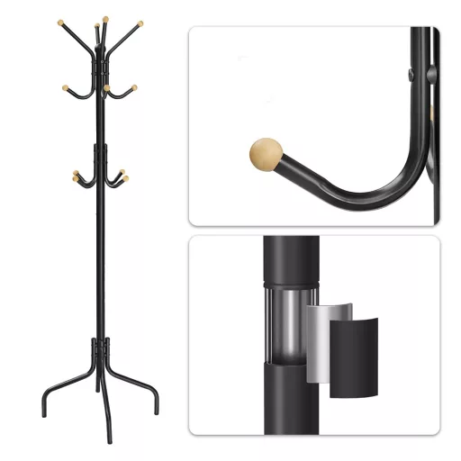 Suport de haine metalic 56.5x180cm