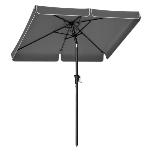 Umbrelă Reglabilă, 2x1.5m Gri