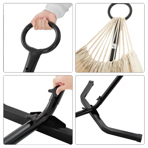 Hamaca cu suport, Bej