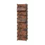 Cabinet de depozitare din plastic, maro rustic