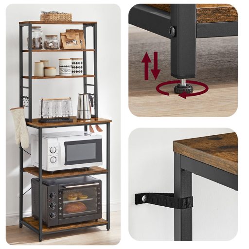 Raft de depozitare pentru bucătărie 60x40x167cm