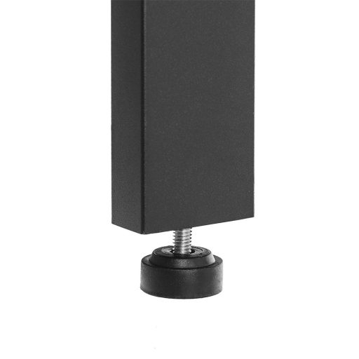 Raft de colț, Negru 37.2x37.2x159cm