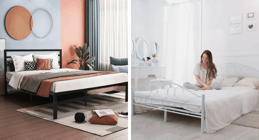 cadru de pat standard pentru dormitor