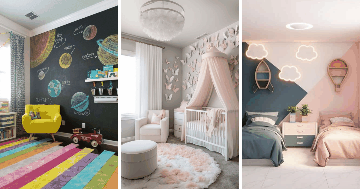 Idei inspiratoare pentru amenajarea camerelor pentru copii