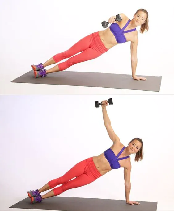 Exercițiu pentru triceps cu gantera