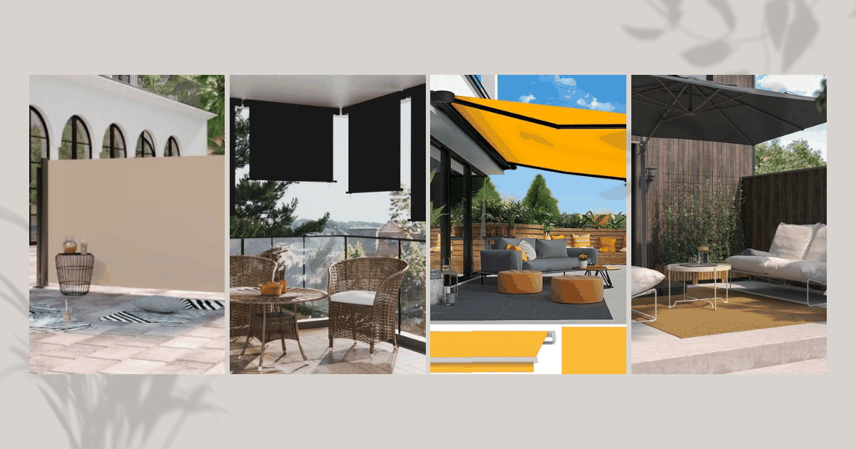 Alegerea paravanelor de umbrire pentru terasa si gradina