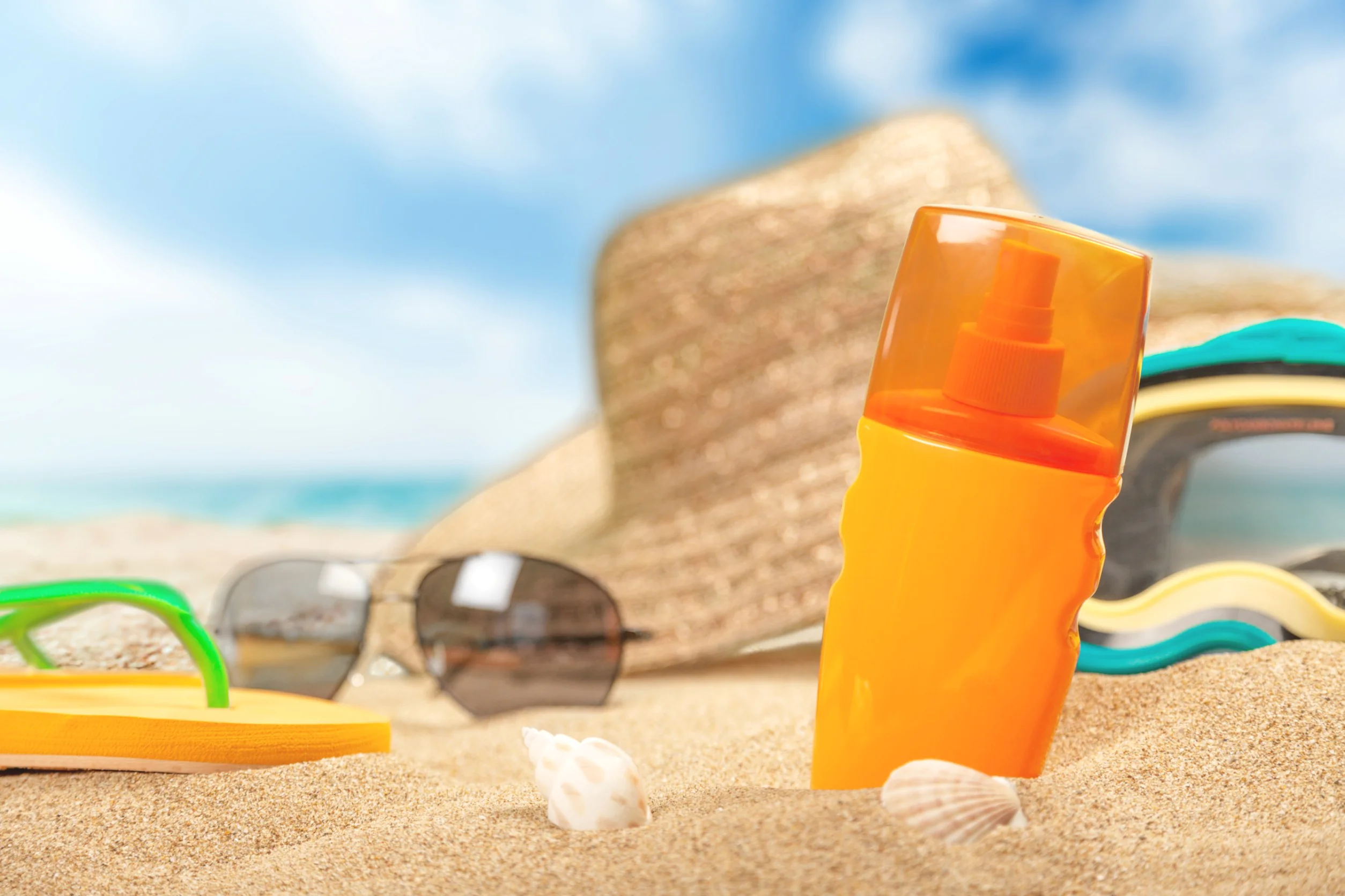 Flacon gol de crema folosit pentru ascunderea obiectelor